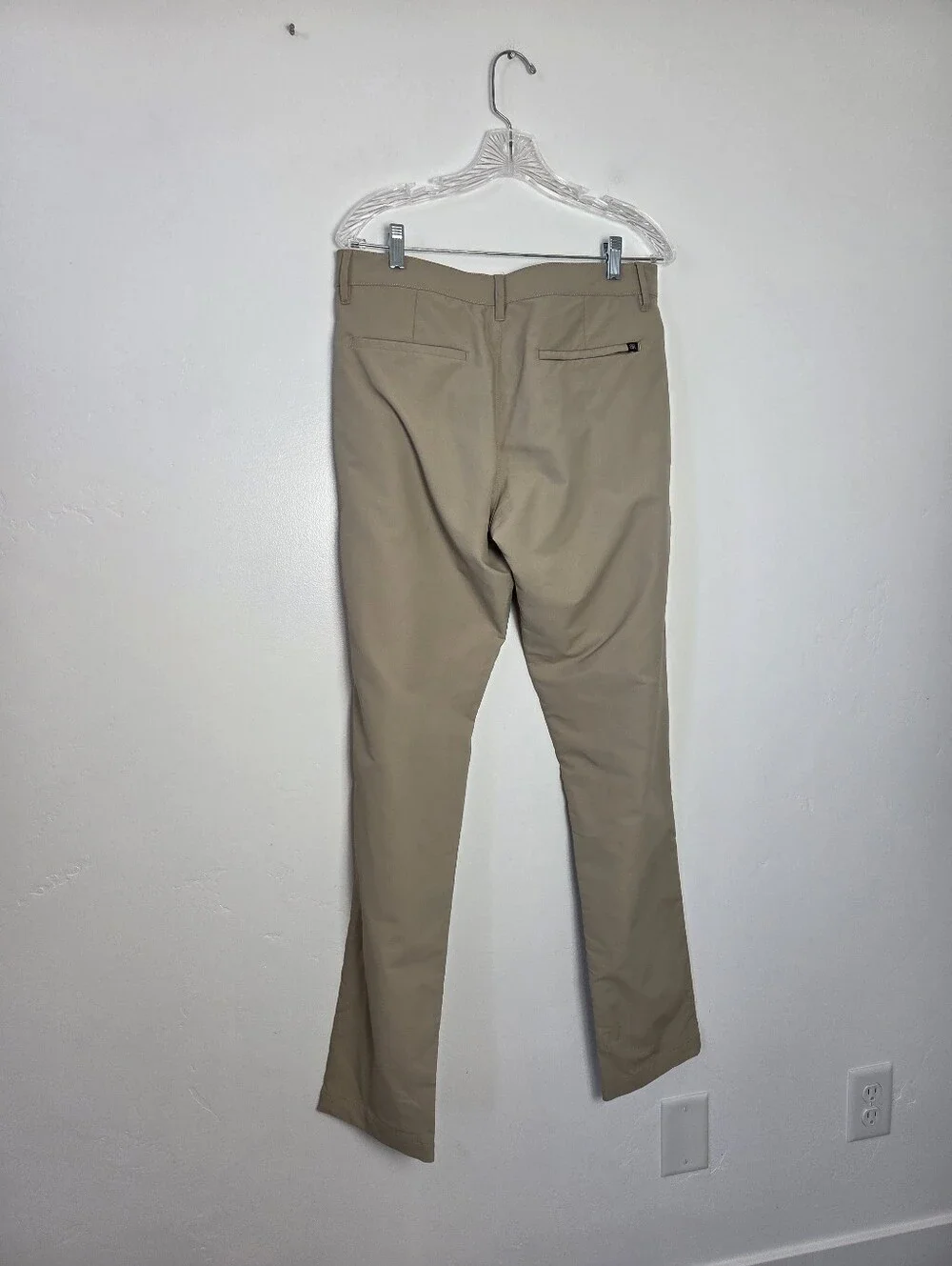 Banana Republic Beige Khaki Stretch Performance Pants Slacks Office Men's 32x34